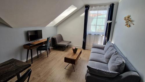 Televisyen dan/atau pusat hiburan di Apartment Residence Bratislava