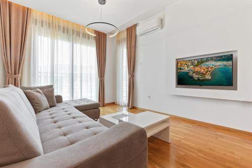 Χώρος καθιστικού στο ID LUX APARTMENTS
