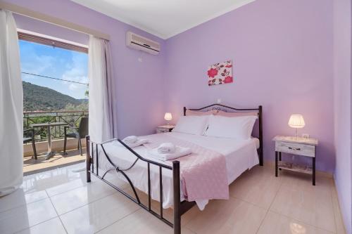 Cama o camas de una habitación en Villa prolithia 1