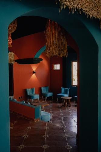 Posezení v ubytování VR CLUB Tulum Riviera