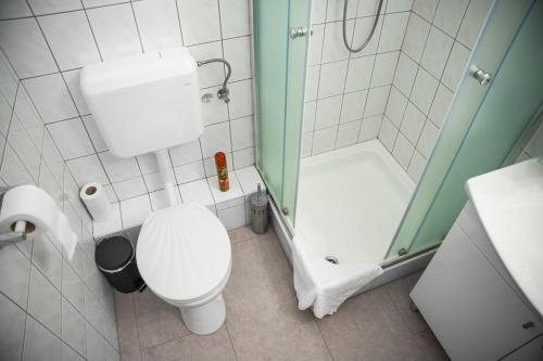 Koupelna v ubytování Hotel Bolero