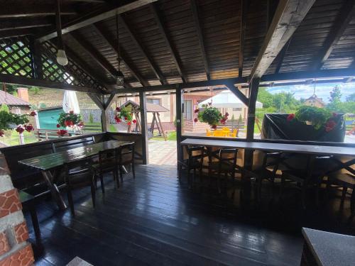 Balkón nebo terasa v ubytování Casa Bocskai-Vendégház