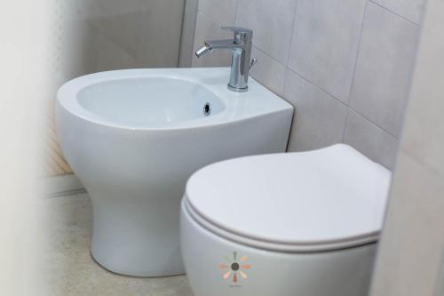 Koupelna v ubytování Agriturismo tenuta Margherita