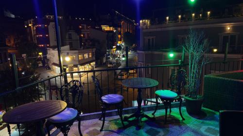 Balkón nebo terasa v ubytování Rose Bouquets Hotel