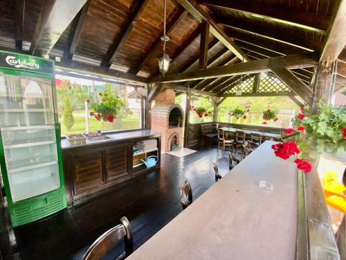 Khu vực ghế ngồi tại Casa Bocskai-Vendégház