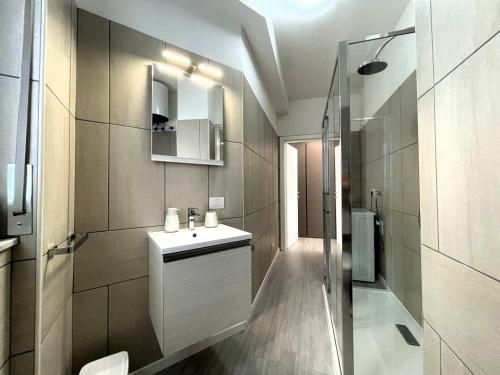 Nhà bếp/bếp nhỏ tại Appartamento La Baita Case Sondrio Centro - Affitti Brevi Italia