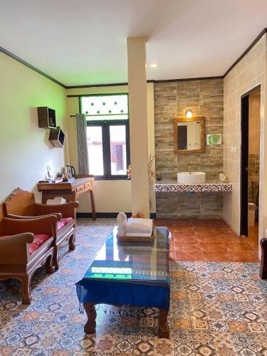 Posezení v ubytování Somwang Boutique Hotel