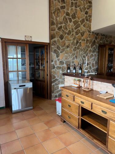 Η κουζίνα ή μικρή κουζίνα στο Casa Rural la Morera