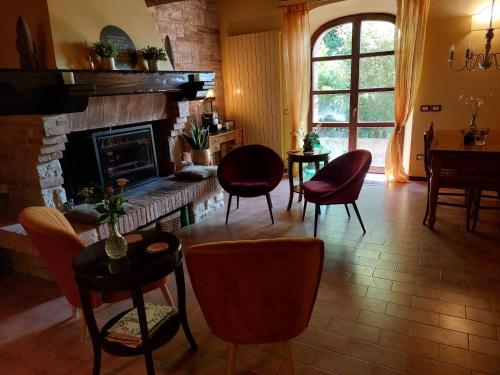 Un lugar para sentarse en B&B Fonte Fresca