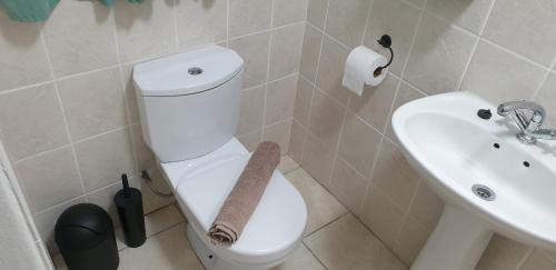 Ένα μπάνιο στο Hibiscus Guest Room