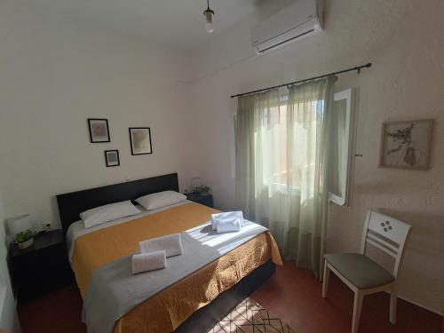 Golden Horizon Retreat, tranquil atmosphere next to the sea!にあるベッド