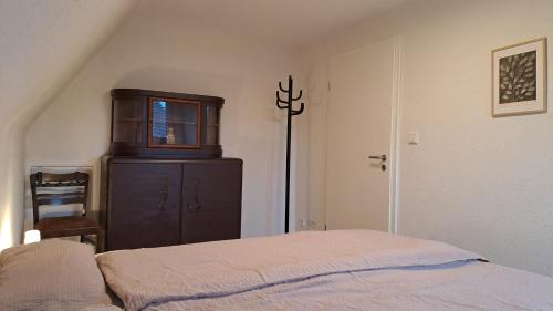 Ένα ή περισσότερα κρεβάτια σε δωμάτιο στο Ferienhaus Charlie