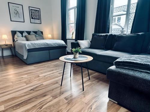 Posezení v ubytování FeWo Burgquartier Ritterlich & Zentral