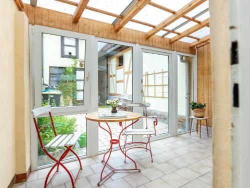 Sân trong/khu vực ngoài trời tại Ferienwohnung Brühler Hof