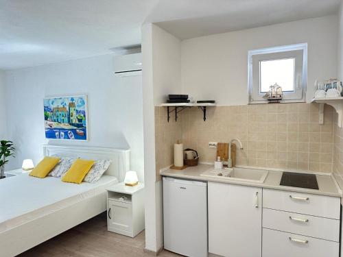 Kuchyň nebo kuchyňský kout v ubytování Guest House Kovacevic