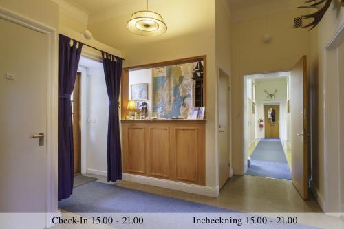 a hallway of a home with at Kustleden Vandrarhem in Strömsbruk