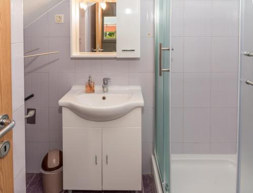 Koupelna v ubytování Studio apartment