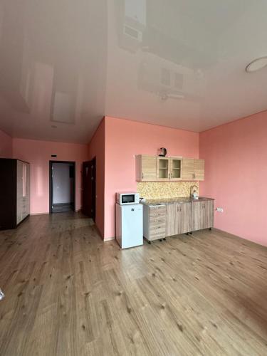 Kuchyň nebo kuchyňský kout v ubytování DreamHotel