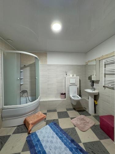 Koupelna v ubytování DreamHotel