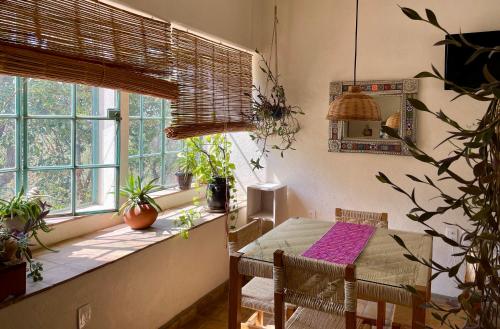 Χώρος καθιστικού στο El Pocito Quiet Bungalow