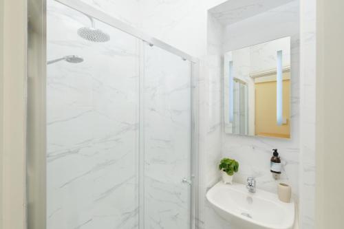 Et badeværelse på Faraway Cottage