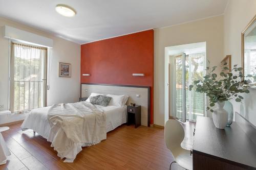 Postel nebo postele na pokoji v ubytování Hotel Adriatica con Piscina