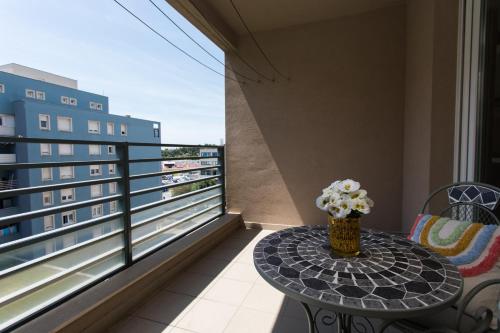 Family apartment with private garage