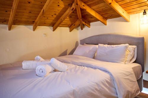 Postel nebo postele na pokoji v ubytování Windmills Apartments Chios