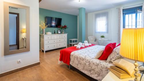 Postel nebo postele na pokoji v ubytování Villa Italia Conil de la Frontera by Ruralidays
