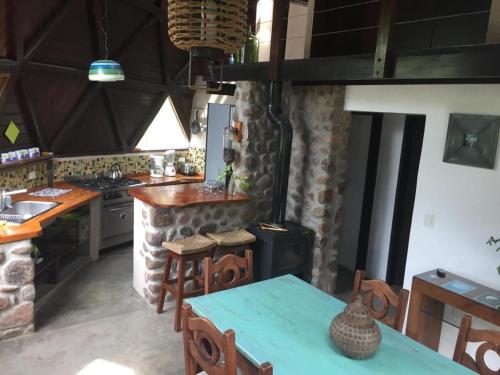 Dapur atau dapur kecil di Espacio El Portal