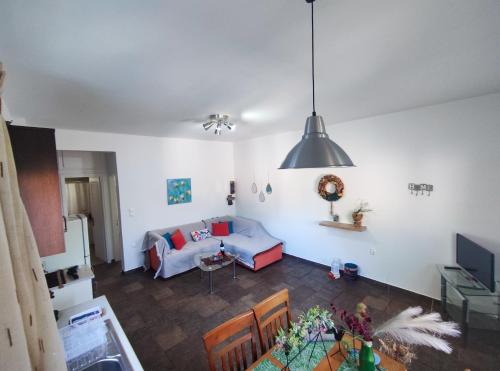 Postel nebo postele na pokoji v ubytování Portolos Apartments - Filiatro