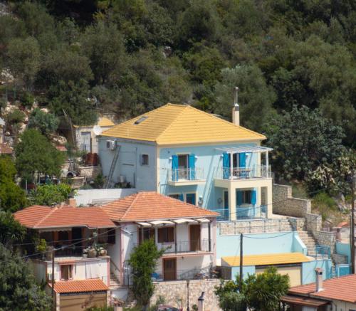 Bazén v ubytování Portolos Apartments - Filiatro nebo v jeho okolí