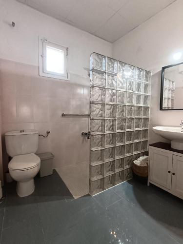 Koupelna v ubytování Casa Pili