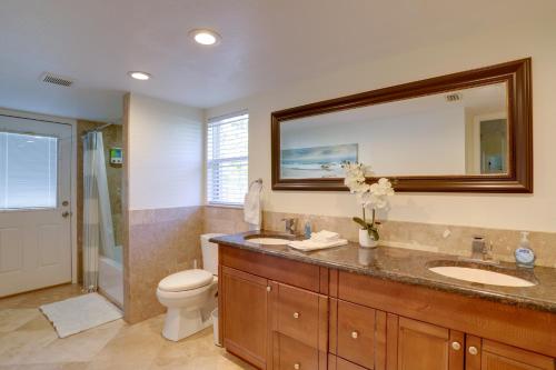 A bathroom at Spacious Largo Retreat Private Pool and Yard!