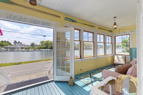Zona de estar de Waterside Beach House