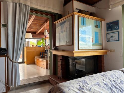 Posteľ alebo postele v izbe v ubytovaní Bellavista apartament