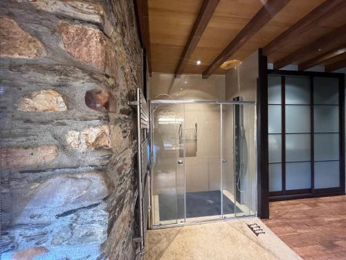 Et badeværelse på Casa Ramona en Ribeira Sacra