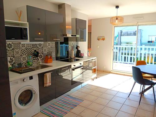 Appartement lumineux proche centre et plage avec terrasse et parking, Capbreton - FR-1-239-1056