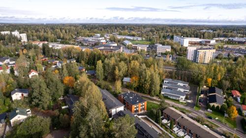 Letecký snímek ubytování Forenom Serviced Apartments Alankotie