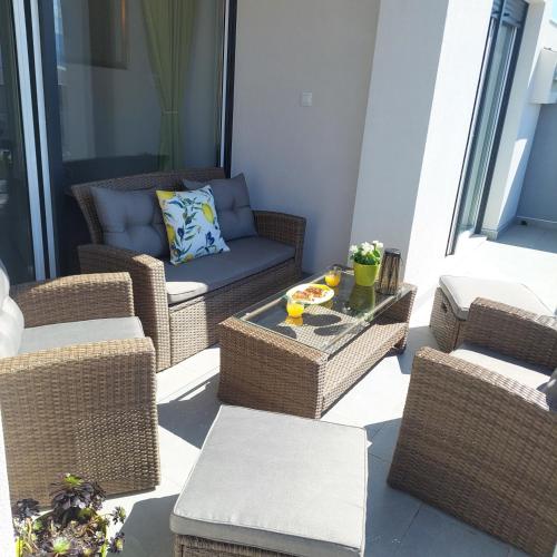 Posezení v ubytování Sea View Luxury Apartment Diva Lux, Čiovo, Okrug