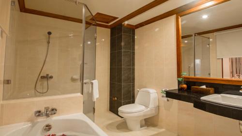 Koupelna v ubytování Cheathata CTS Hotel Siem Reap