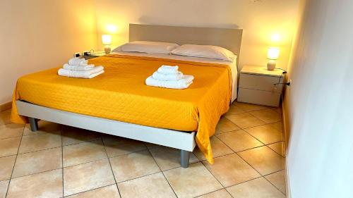 Postel nebo postele na pokoji v ubytování Villa Panorama
