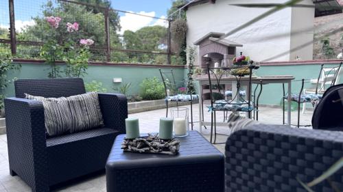 Χώρος καθιστικού στο Ohana Florence Suite