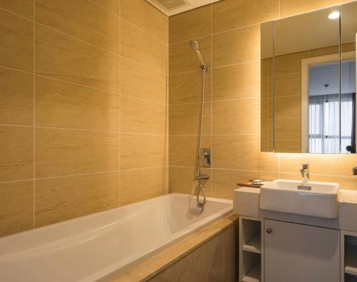 Koupelna v ubytování DcapitaleC6 2Br2Wc Highrise