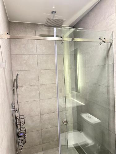 Koupelna v ubytování Suite de Lujo Piscina Hidromasaje