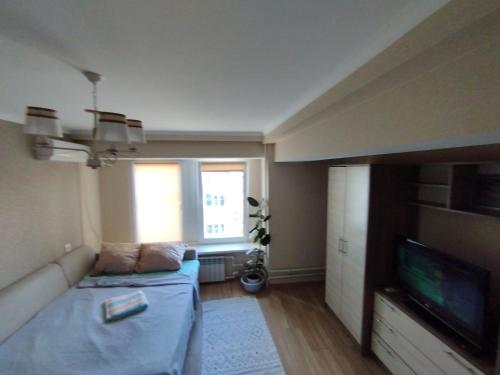 Apartment luxにあるテレビまたはエンターテインメントセンター