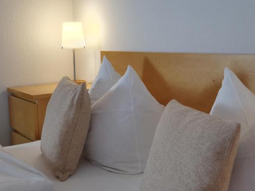 Katil atau katil-katil dalam bilik di Apartmenthaus Feuerbach