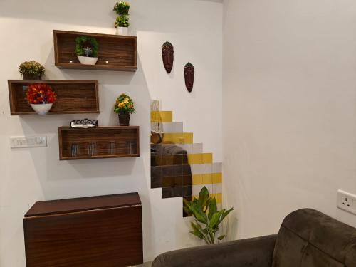 Ruang duduk di Nirvana Home Stay Couple Friendly