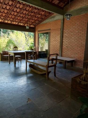 Ruang duduk di Casa em Areal