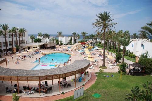 A view of the pool at Ruspina Beach Resort or nearby